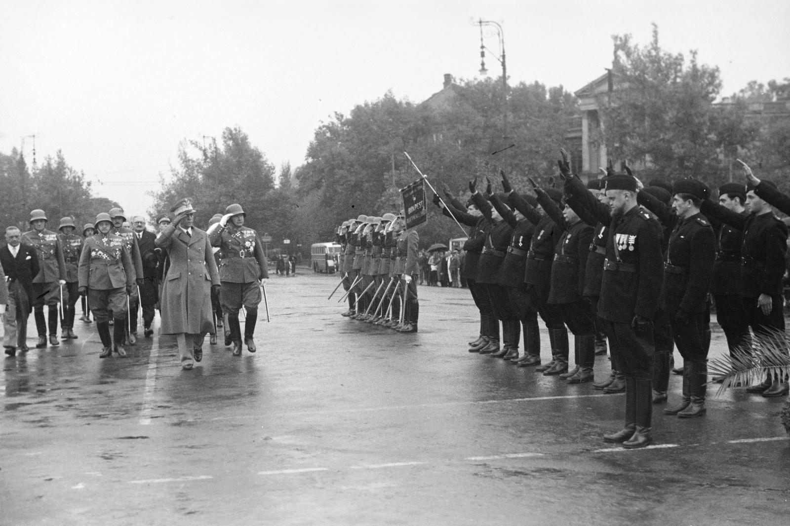 1938, Inkey Tibor, gesztus, fasizmus, Fortepan #306133