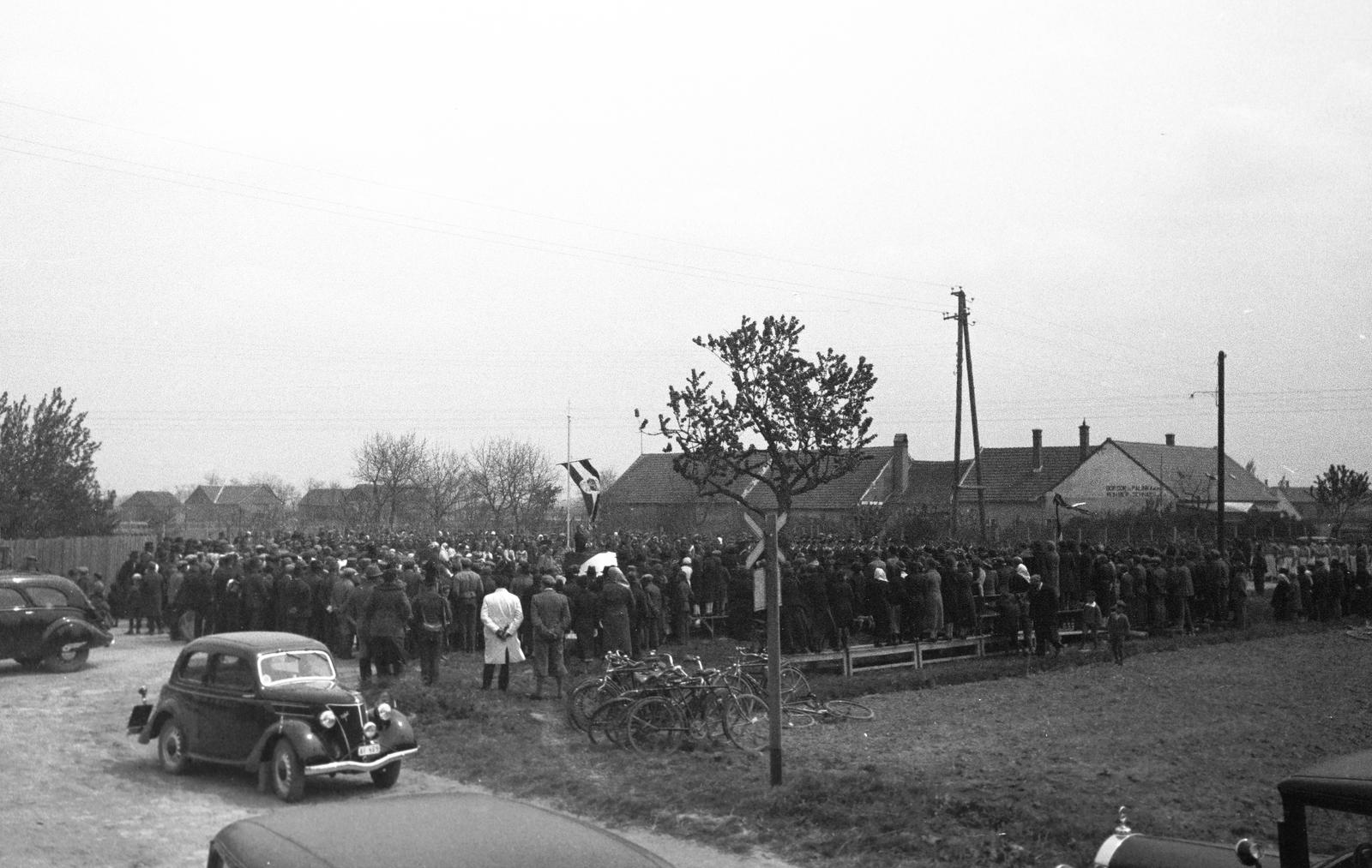 1937, Inkey Tibor, háttal, ünnepség, Ford Eifel, Ford-márka, Fortepan #306165