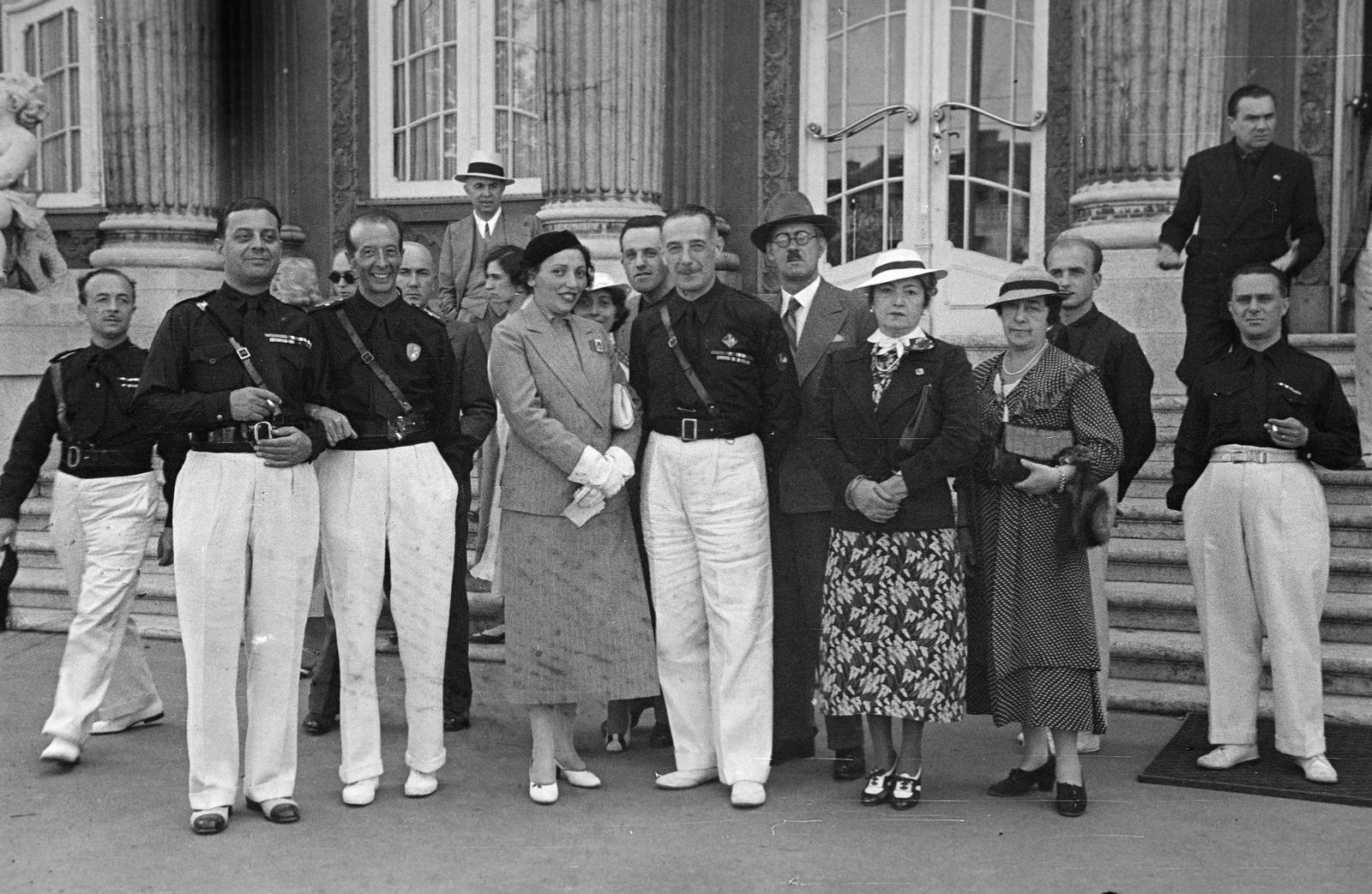 1936, Inkey Tibor, tableau, Fortepan #306273