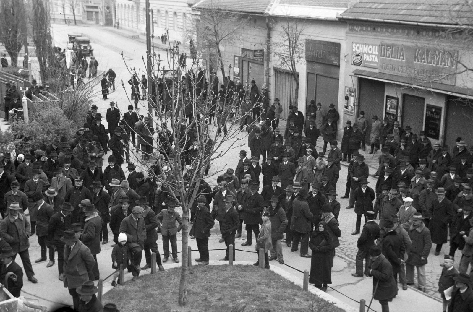 1936, Inkey Tibor, Schmoll Pasta, sokaság, Fortepan #306285
