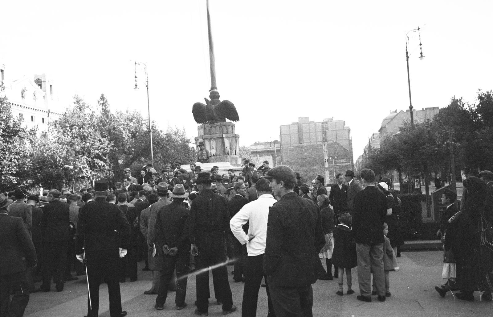 1936, Inkey Tibor, Országzászló, Fortepan #306433