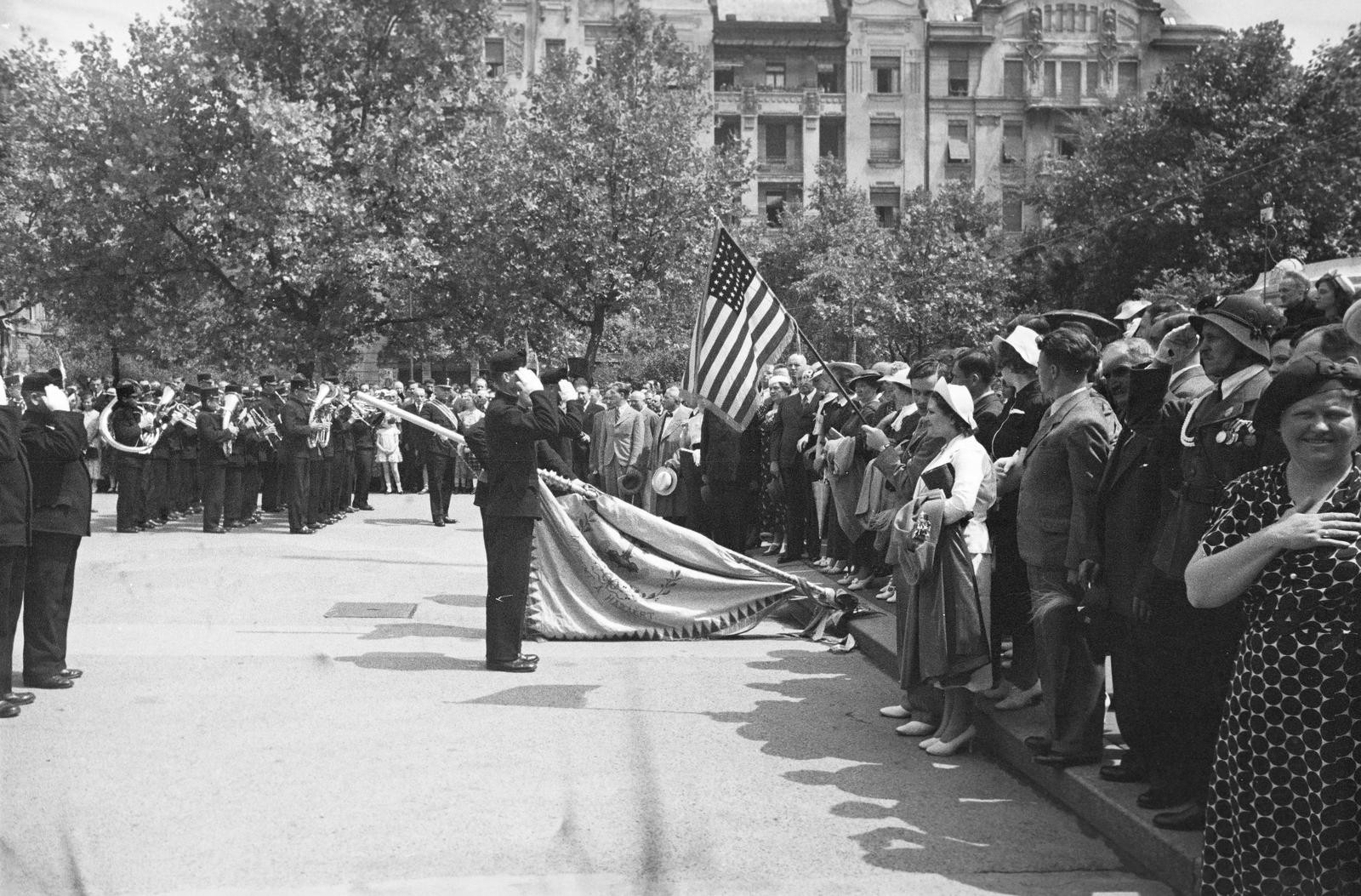 1936, Inkey Tibor, flag, Fortepan #306439