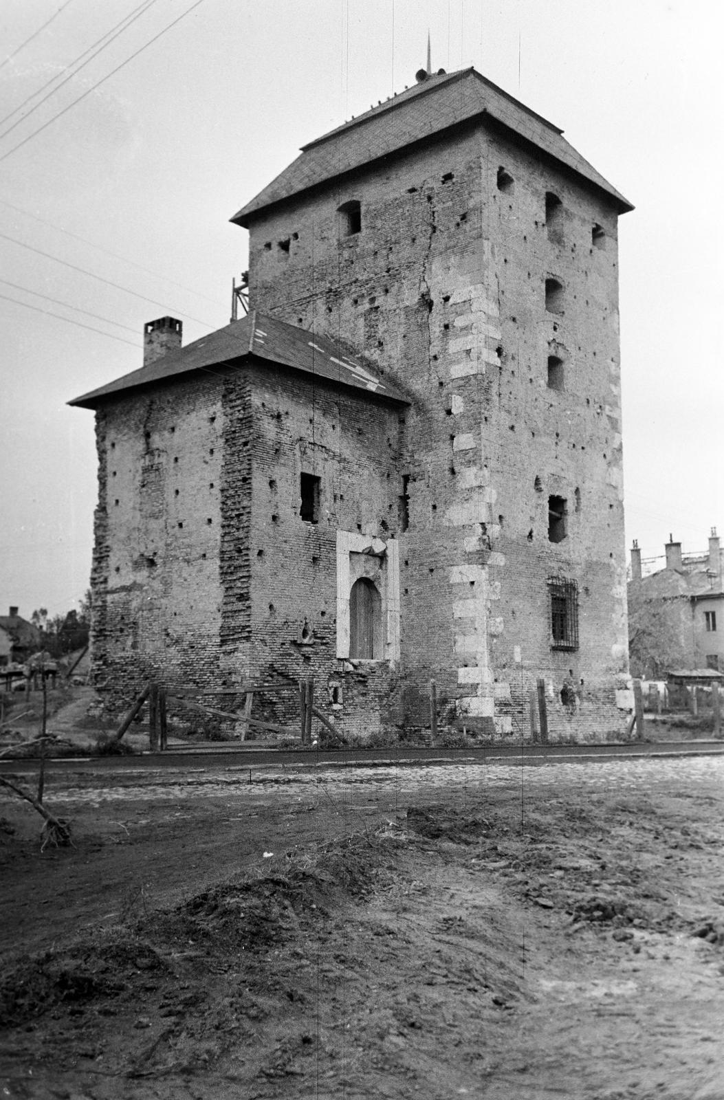 Hungary, Simontornya, Vár., 1959, Gazda Anikó, building, Fortepan #307122