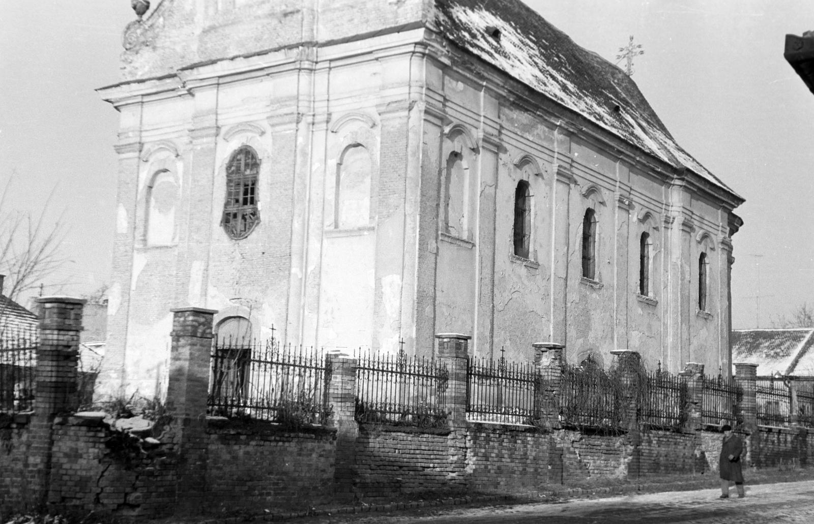 Hungary, Baja, Miklós utca, Szent Miklós görögkeleti templom., 1961, Gazda Anikó, Fortepan #307253