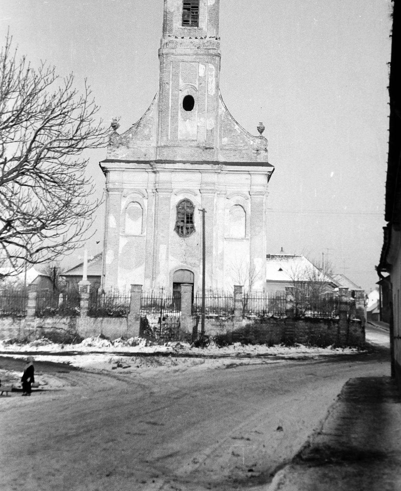 Hungary, Baja, Miklós utca, Szent Miklós görögkeleti templom., 1961, Gazda Anikó, Fortepan #307254