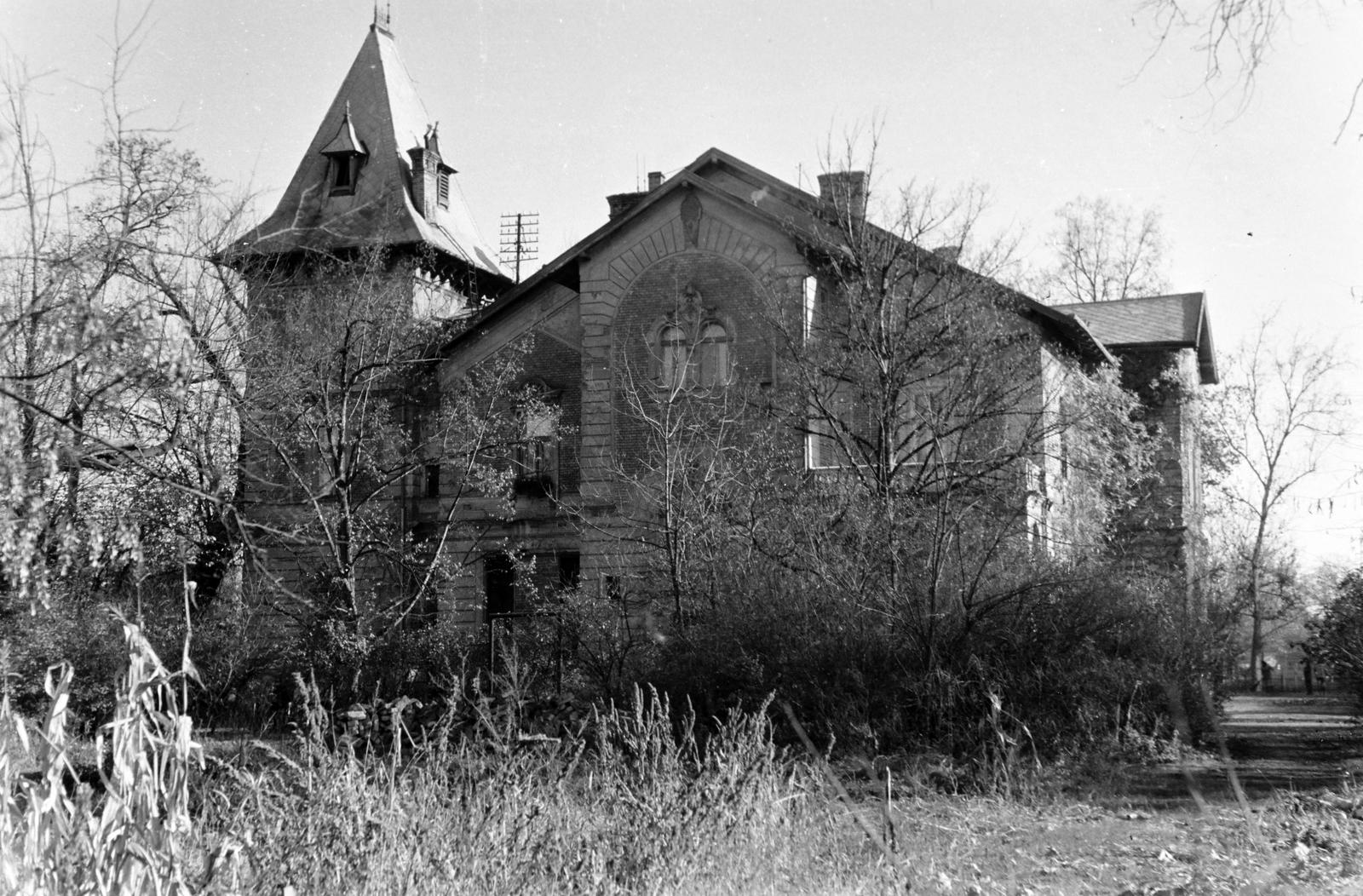 Hungary, Hatvan, Boldogi út, Deutsch-kastély., 1960, Gazda Anikó, building, Fortepan #307509