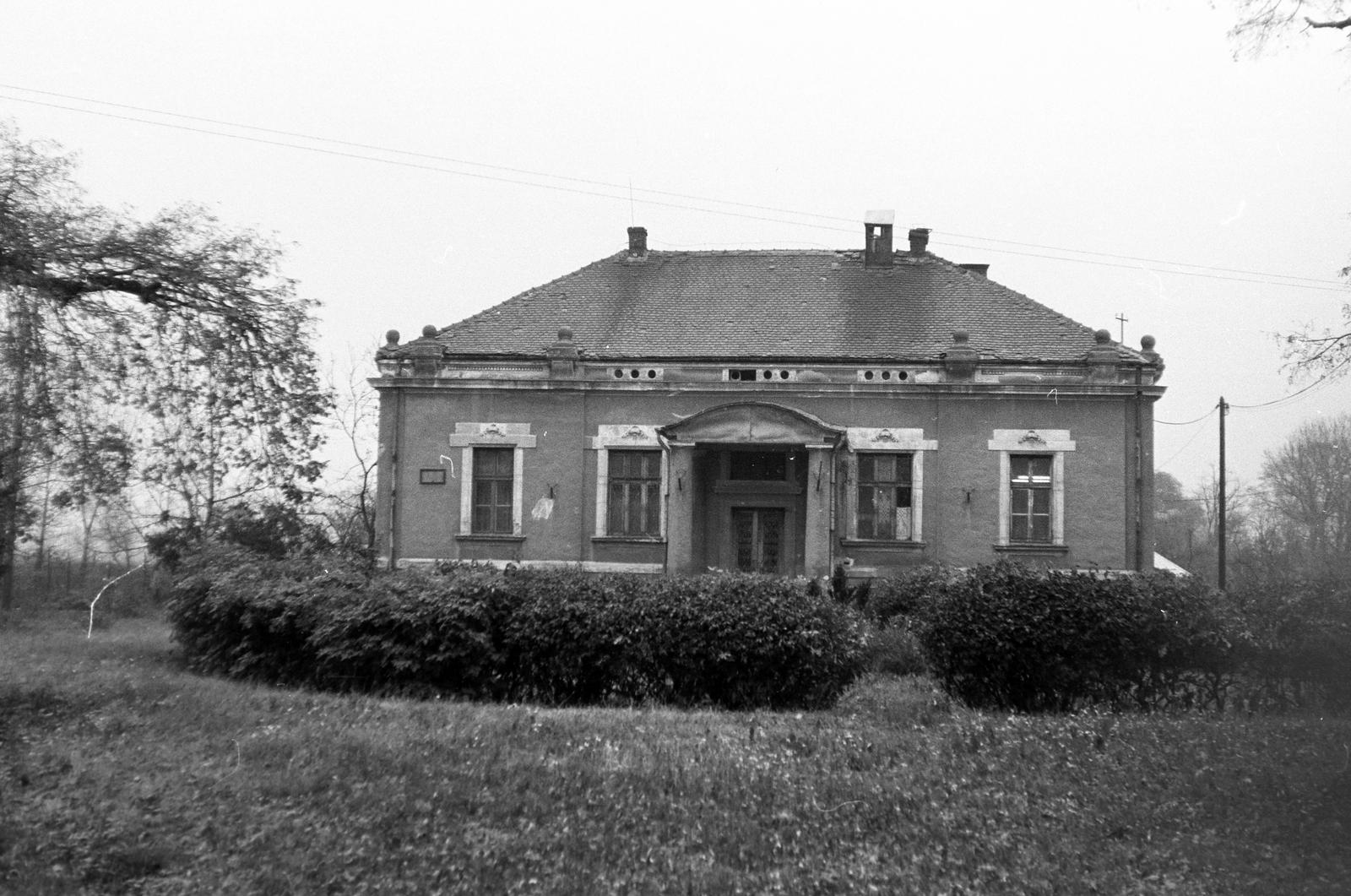 Magyarország, 1970, Gazda Anikó, sövény, épület, kastély, Fortepan #307701