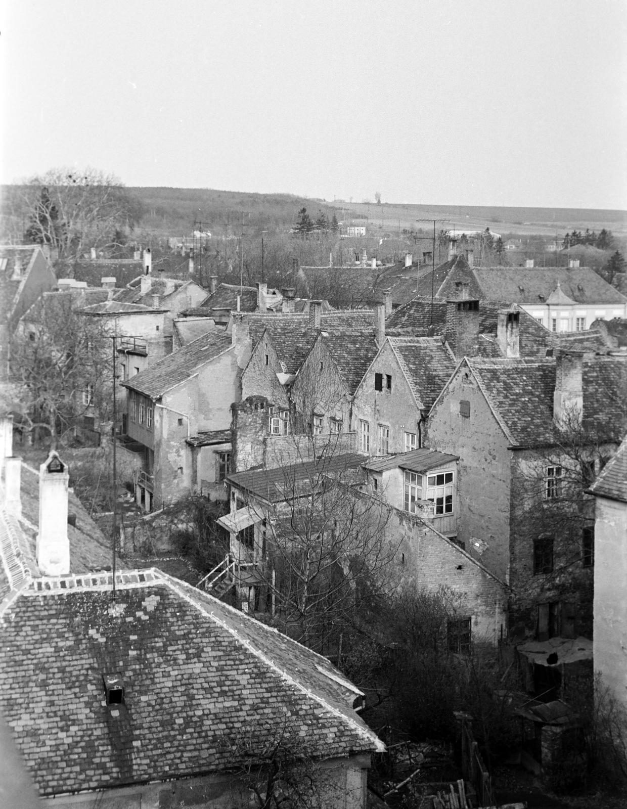 Magyarország, 1976, Gazda Anikó, lakóház, madártávlat, Fortepan #307968