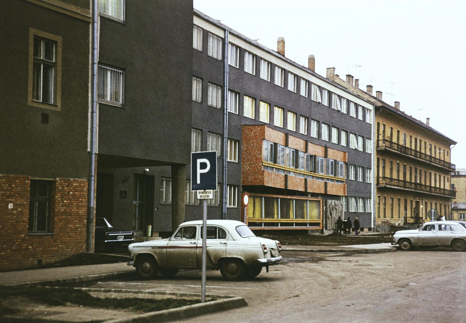 Magyarország, 1969, Gazda Anikó, színes, Moszkvics-márka, képzőművészet, FSO Warszawa, Moszkvics 403, Fortepan #308325