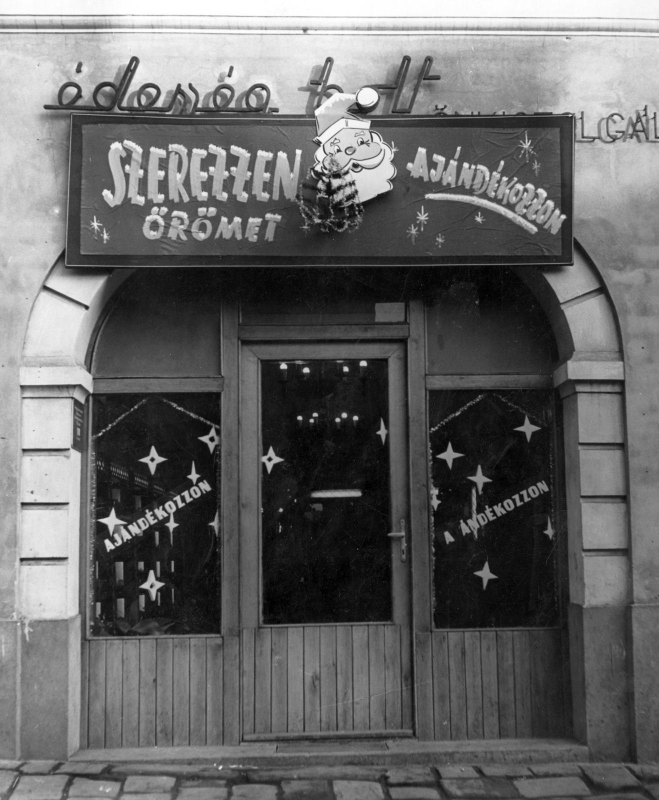 Hungary, Szentendre, Dumtsa Jenő utca 4., édesség bolt., 1966, Storymap.hu, sign-board, Fortepan #30833