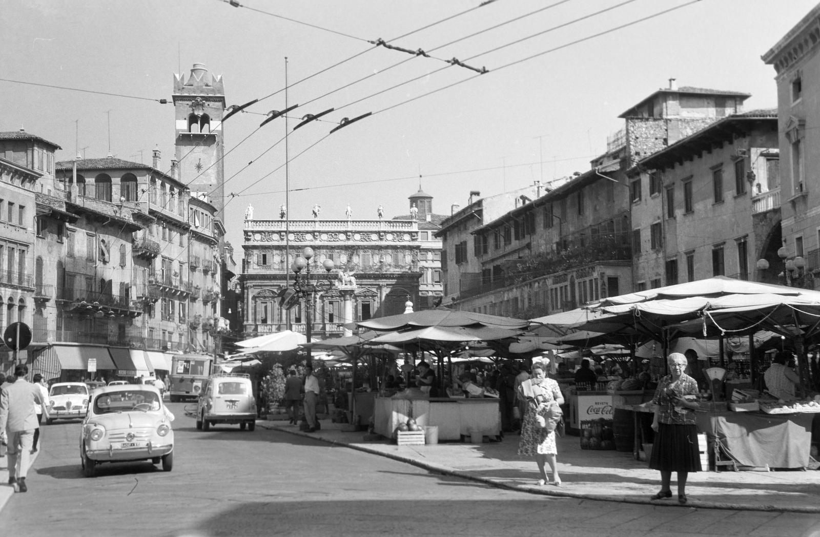 1960, Gazda Anikó, piac, Fortepan #308415