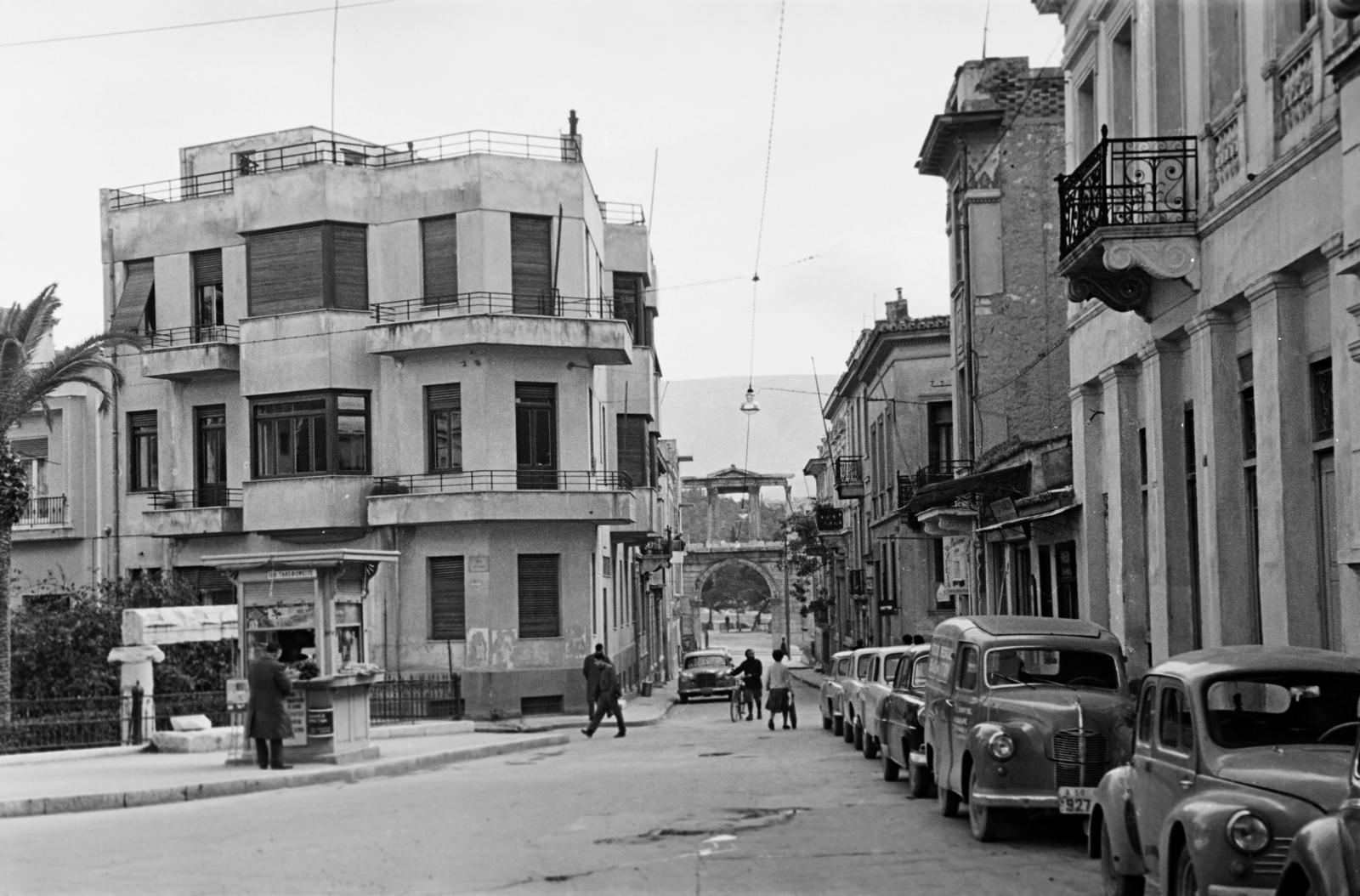 1960, Gazda Anikó, épület, pavilon, redőny, tetőterasz, Fortepan #308427