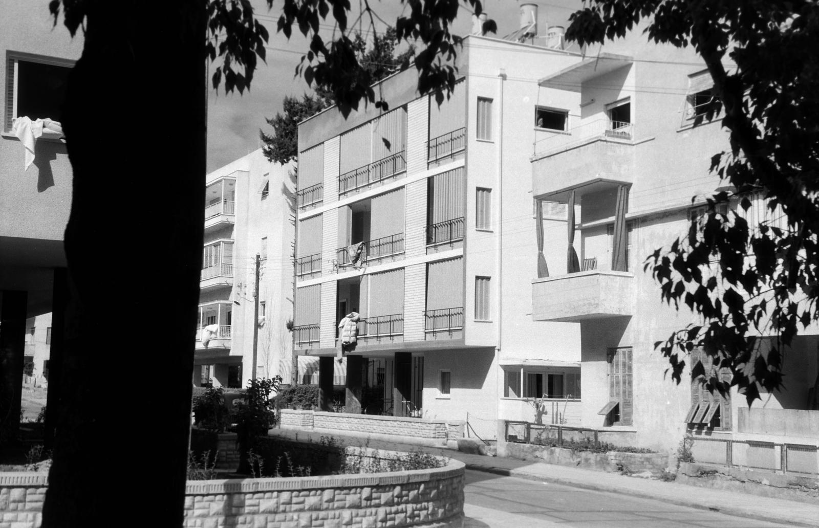 1960, Gazda Anikó, lakótelep, Fortepan #308462