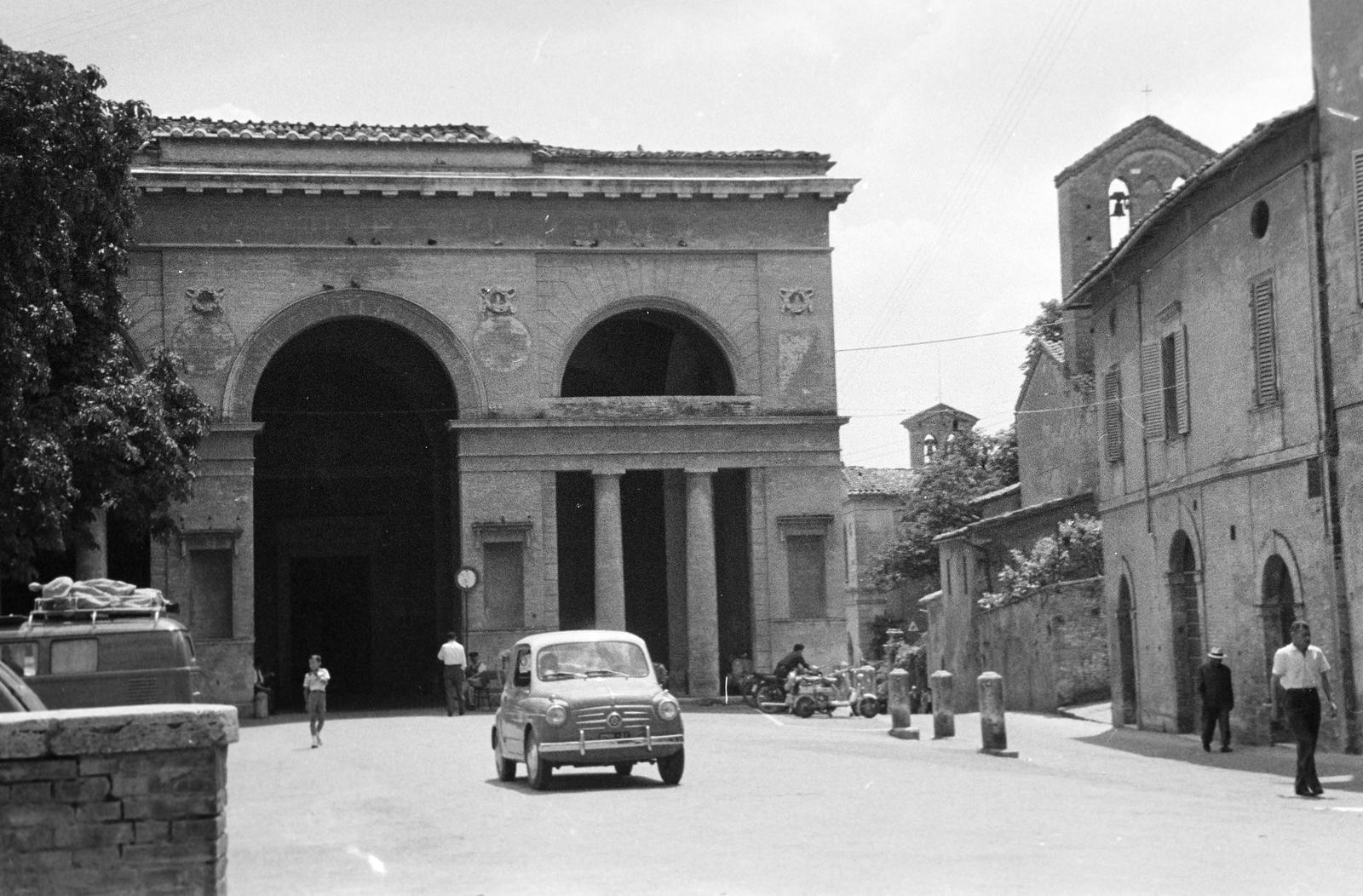 1960, Gazda Anikó, oszlop, műemlék, Fortepan #308469