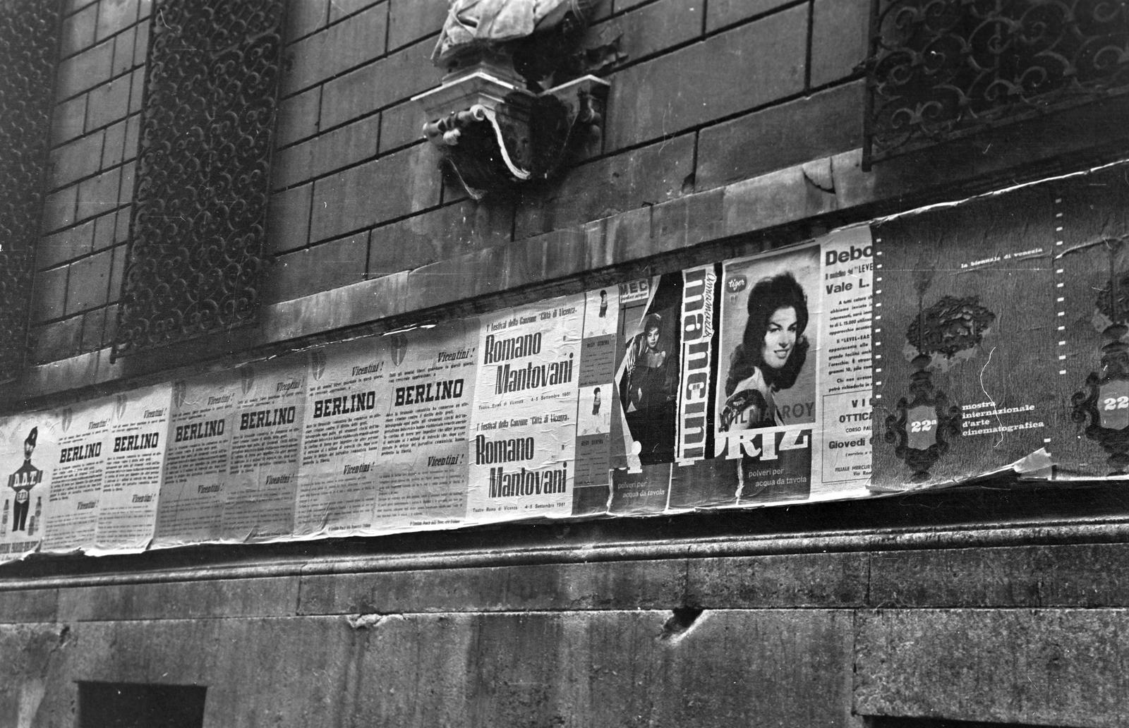 1960, Gazda Anikó, poster, Italian sign, Fortepan #308489