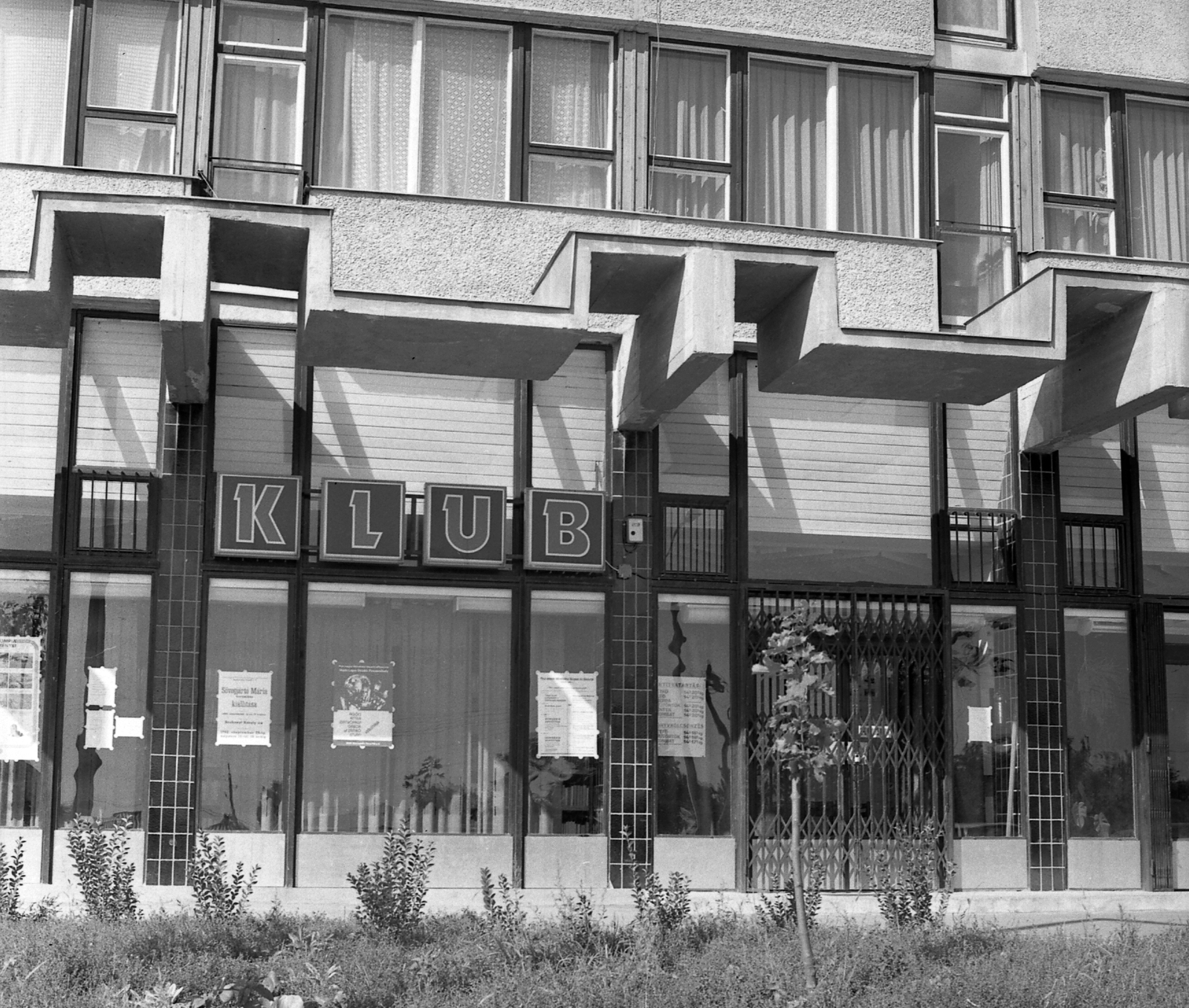Hungary, Szentendre, Püspökmajori (Felszabadulás) lakótelep, Lakótelepi Klub, Hamvas Béla (Házi Árpád) utca 6., 1978, Storymap.hu, Fortepan #30850
