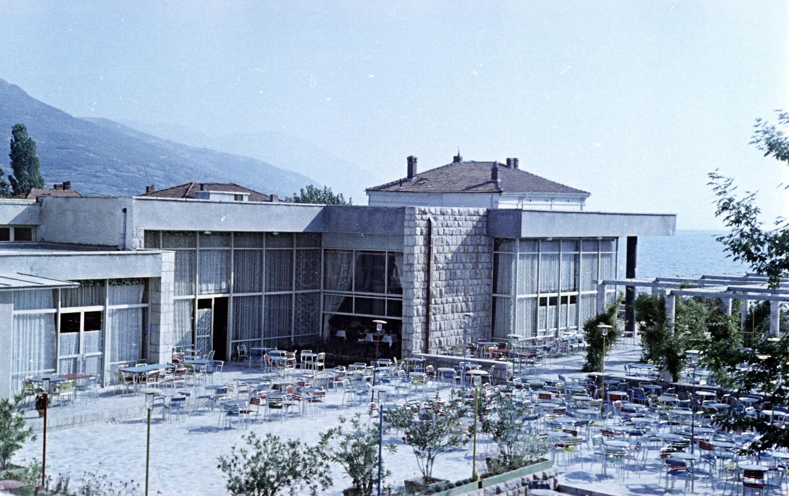 1962, Gazda Anikó, színes, terasz, épületüveg, Fortepan #308515