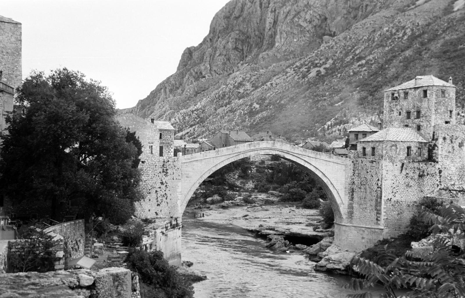 1964, Gazda Anikó, híd, Fortepan #308728