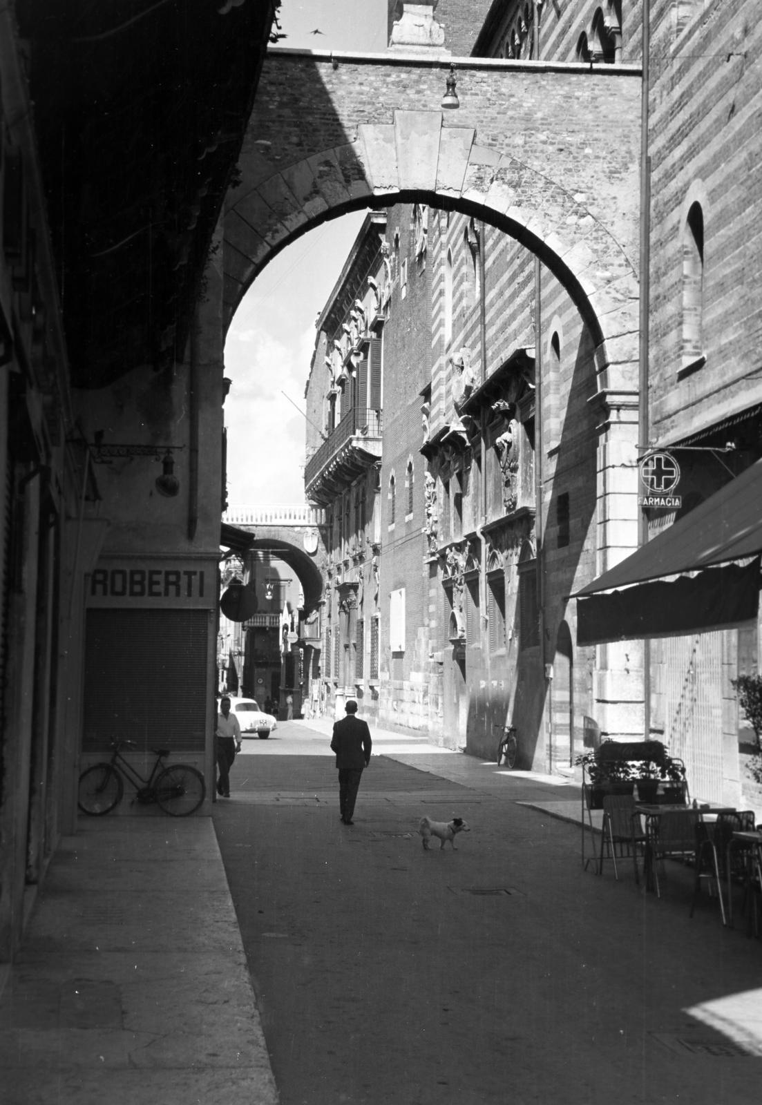 1960, Gazda Anikó, passage, arch, Fortepan #308888