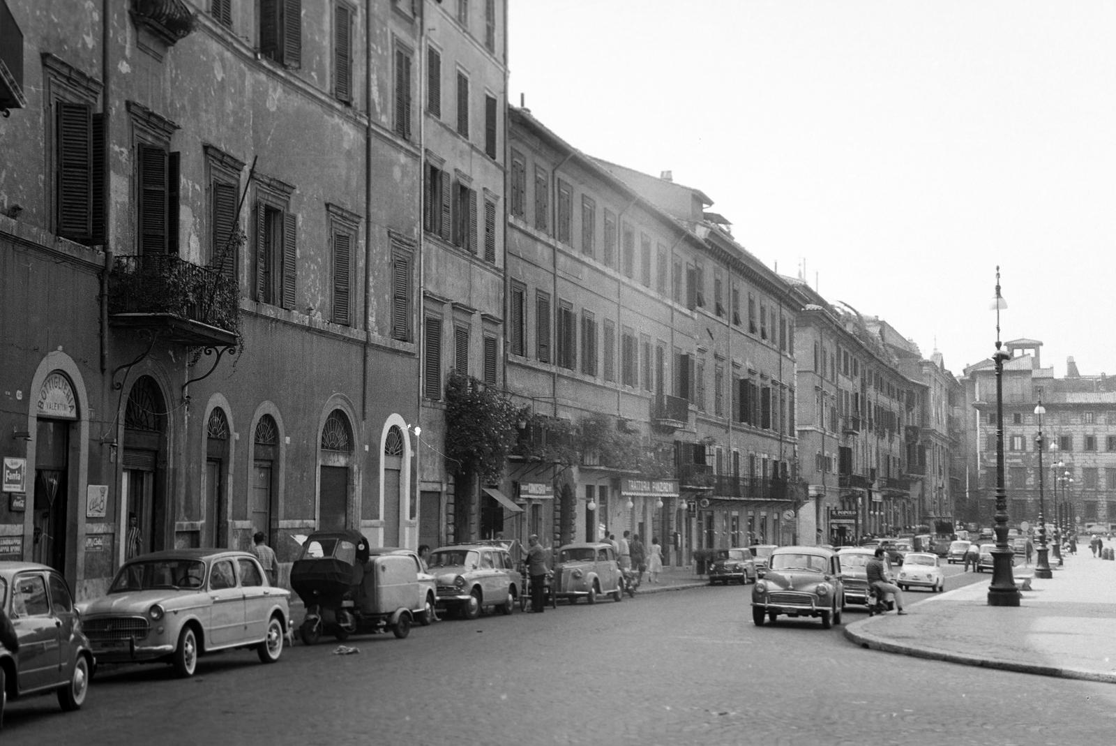 1960, Gazda Anikó, street view, automobile, Fortepan #308910