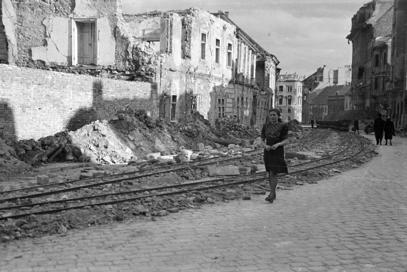 1945, Böhönyey Ágnes, Fortepan #309159