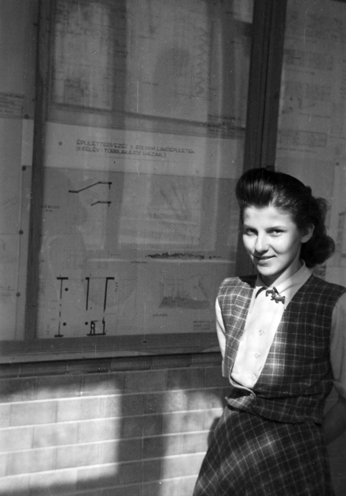 1957, Böhönyey Ágnes, Fortepan #309423