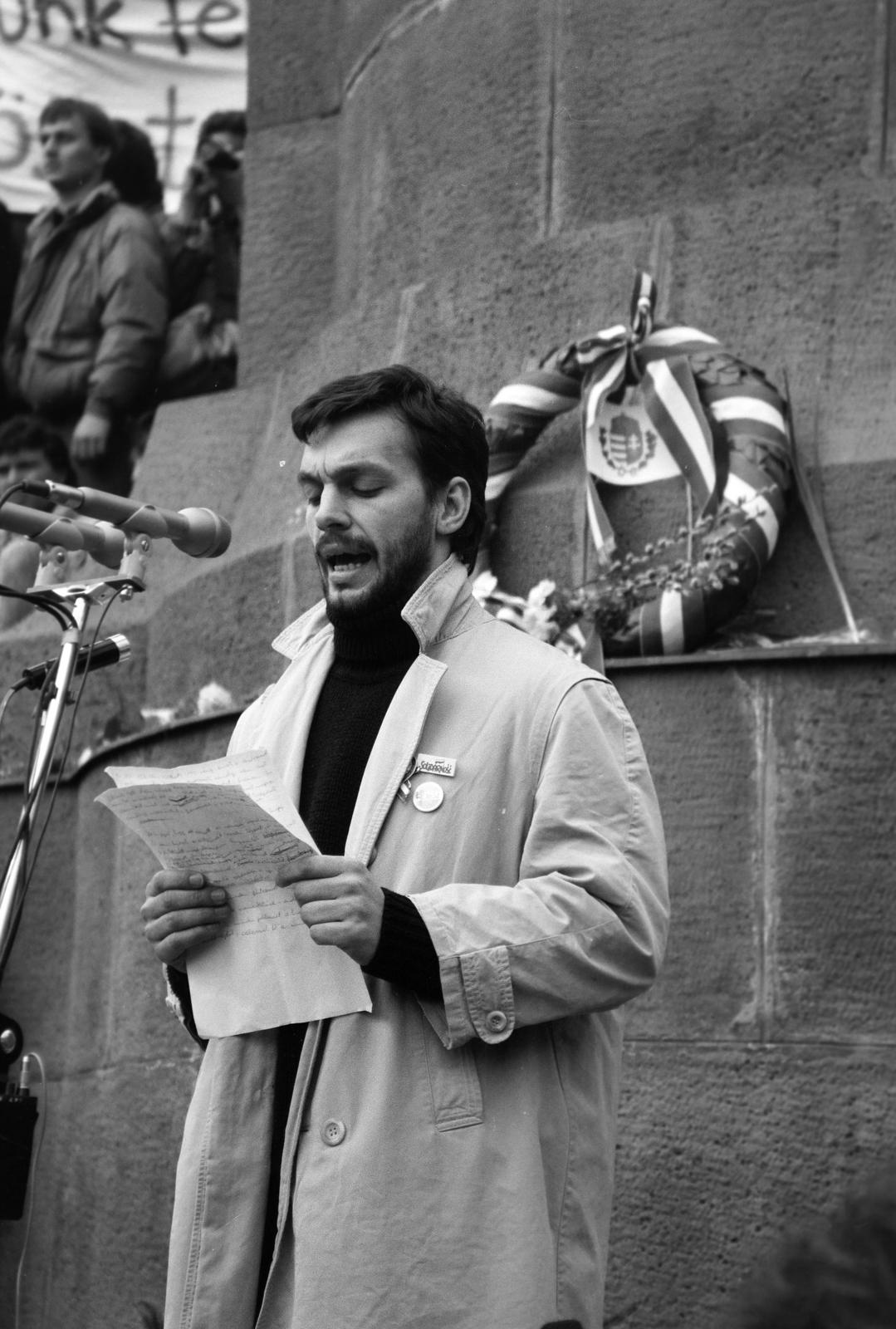 1989, Krizsán Árpád, Fortepan #310383