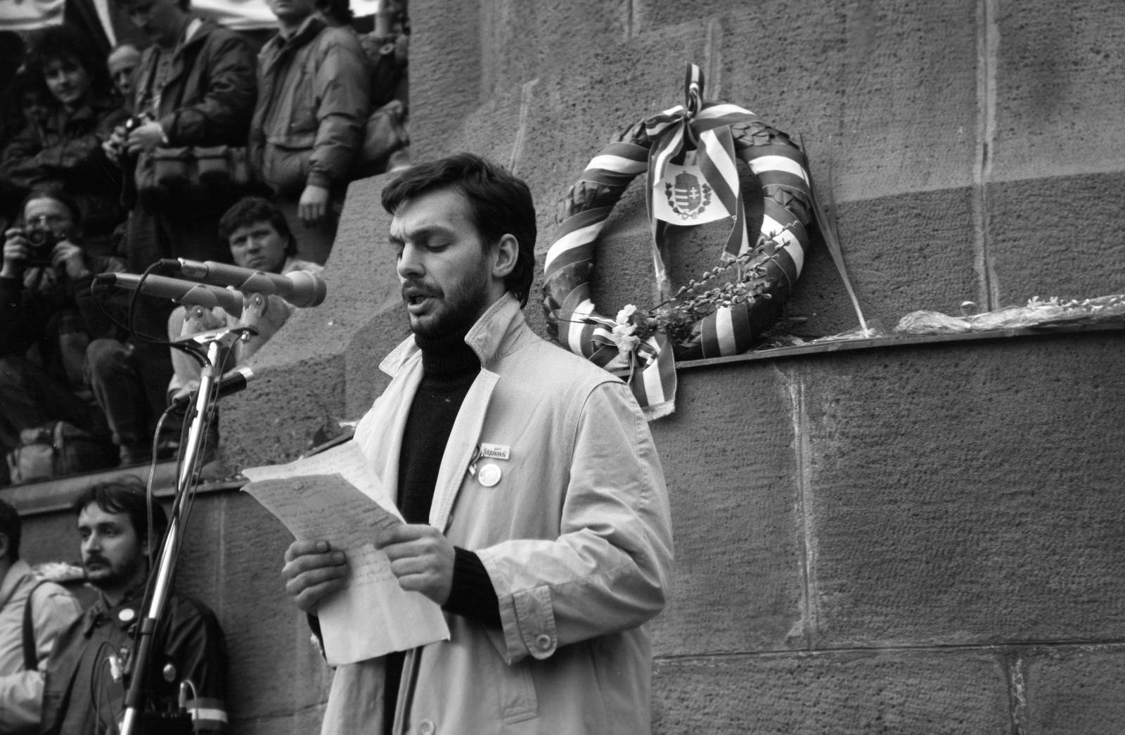 1989, Krizsán Árpád, Fortepan #310384