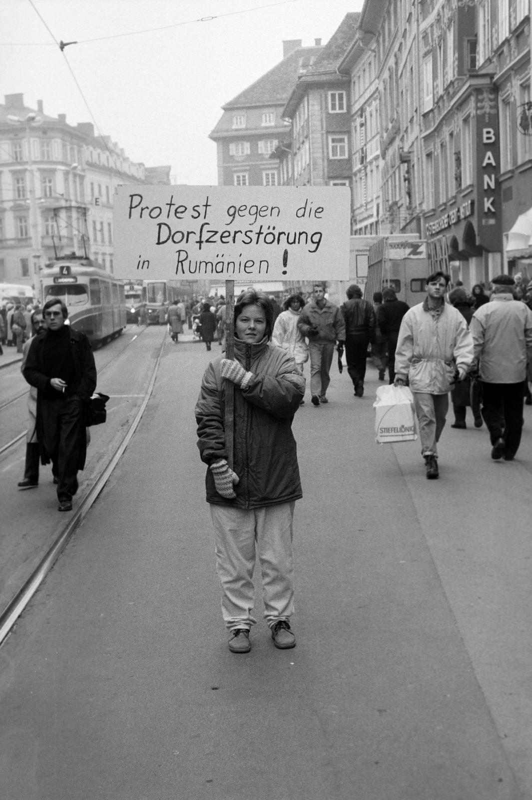 1989, Krizsán Árpád, forradalom, Fortepan #310585