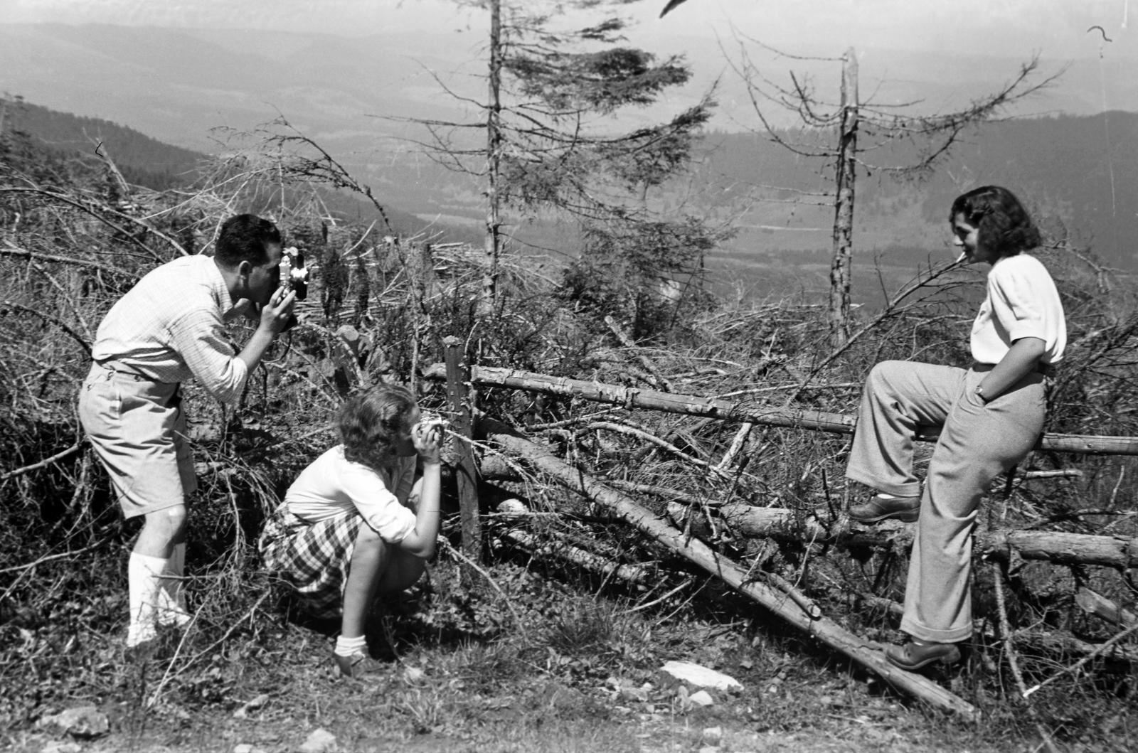 1942, Lindner család, Fortepan #310785