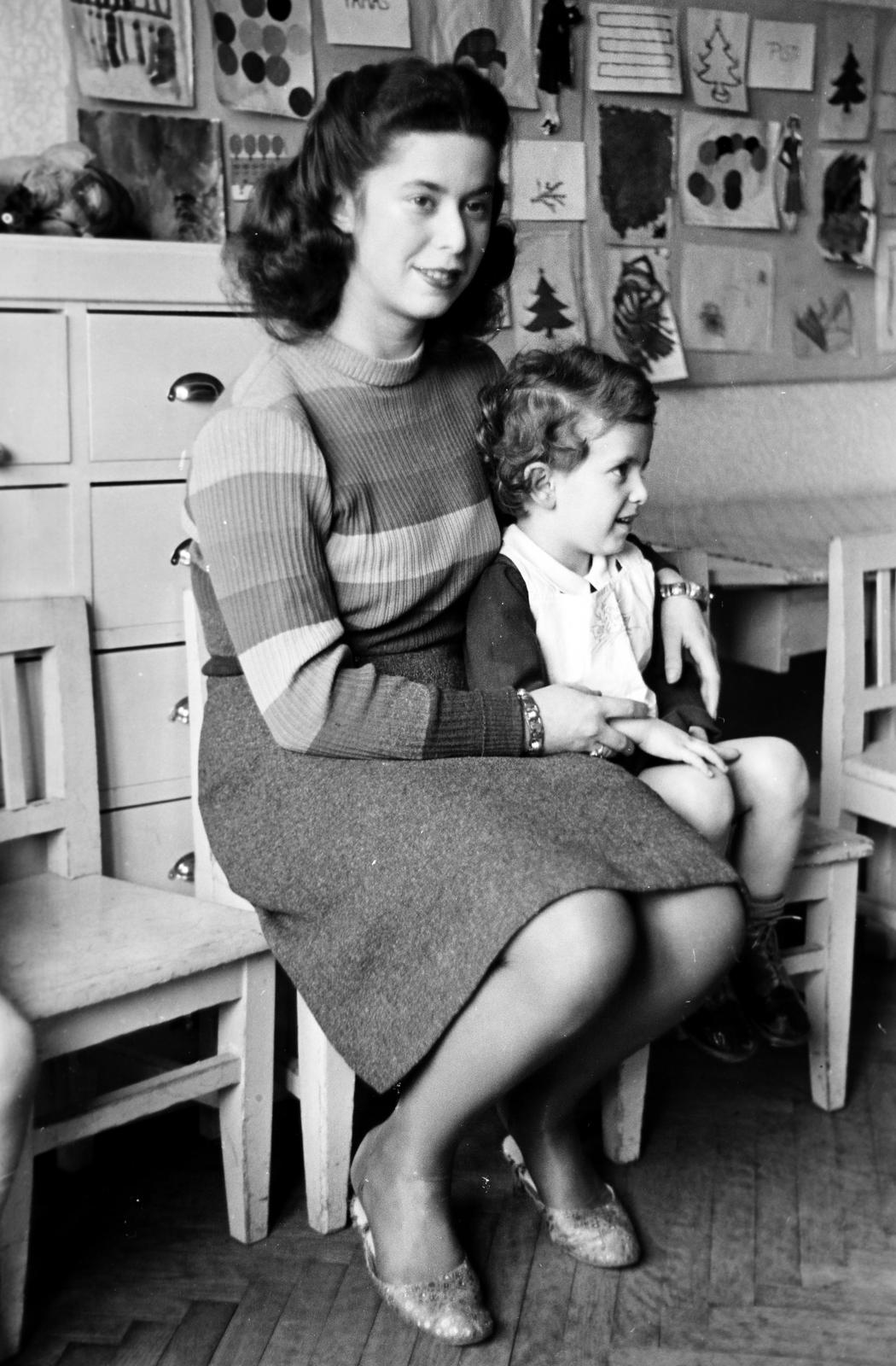 1943, Lindner család, Fortepan #310835