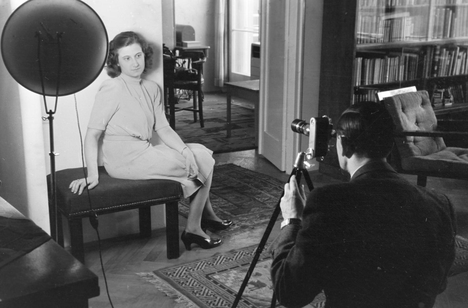 1943, Lindner család, Fortepan #310847