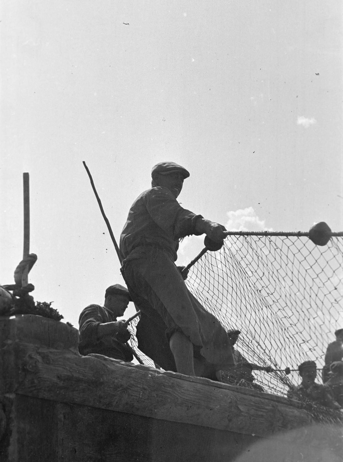 1954, Lindner család, Best of, halászat, Fortepan #311143