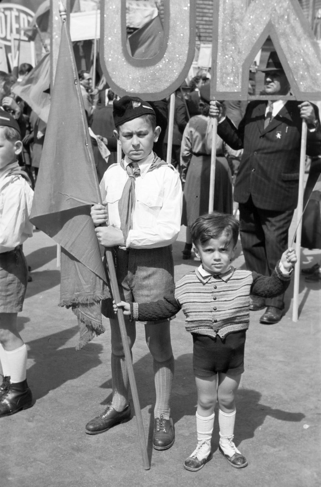 1952, Lindner család, Fortepan #311149