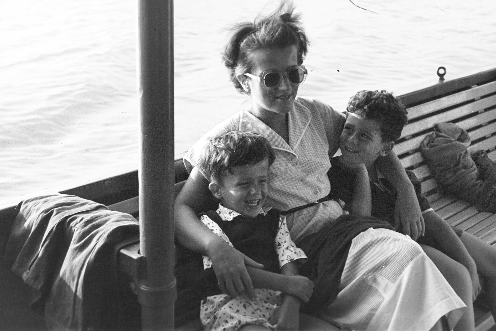 1952, Lindner család, Fortepan #311158