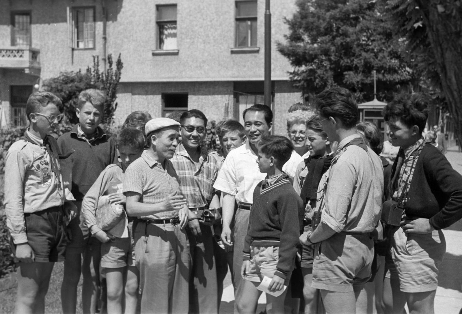 1961, Lindner család, Fortepan #311250