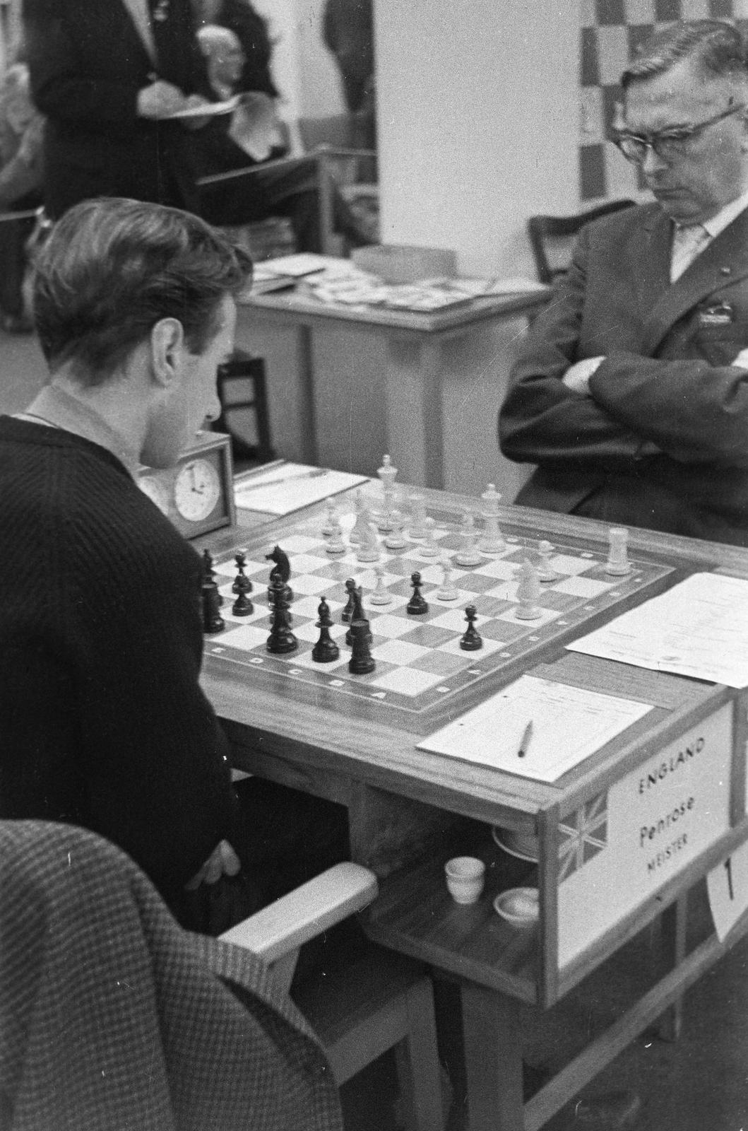 1969, Lindner család, sakk, sakktábla, Fortepan #311496