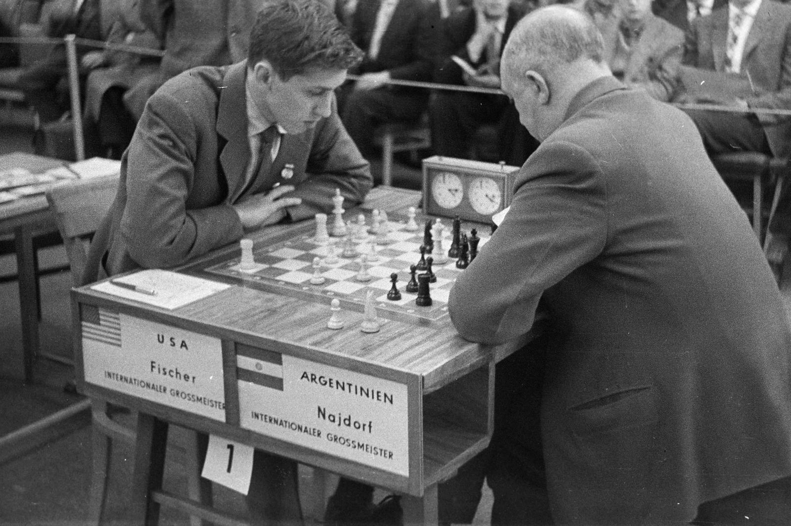 1969, Lindner család, verseny, sakk, Fortepan #311497