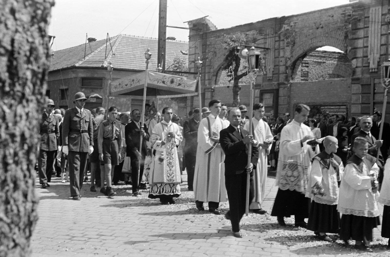1949, Petrók Károly, Fortepan #312273