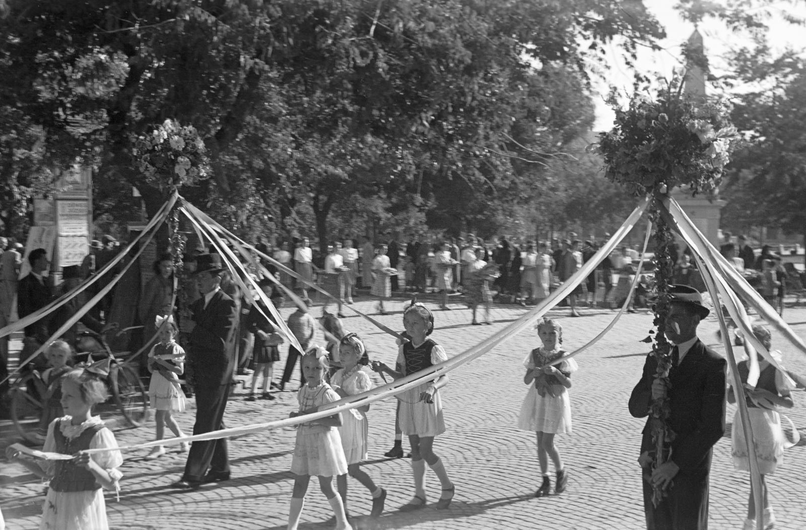 1947, Petrók Károly, Fortepan #312364