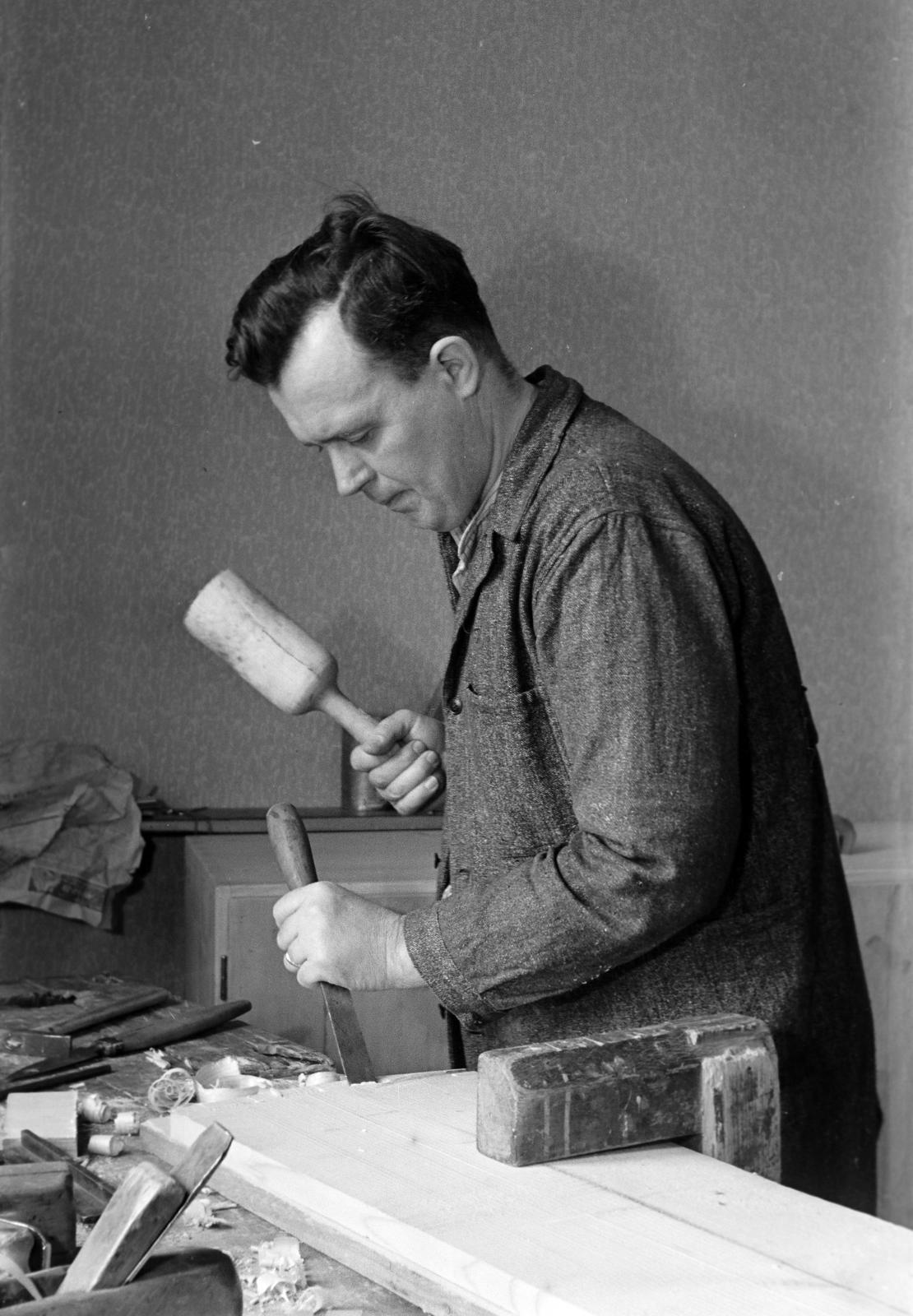 1949, Petrók Károly, Fortepan #312392