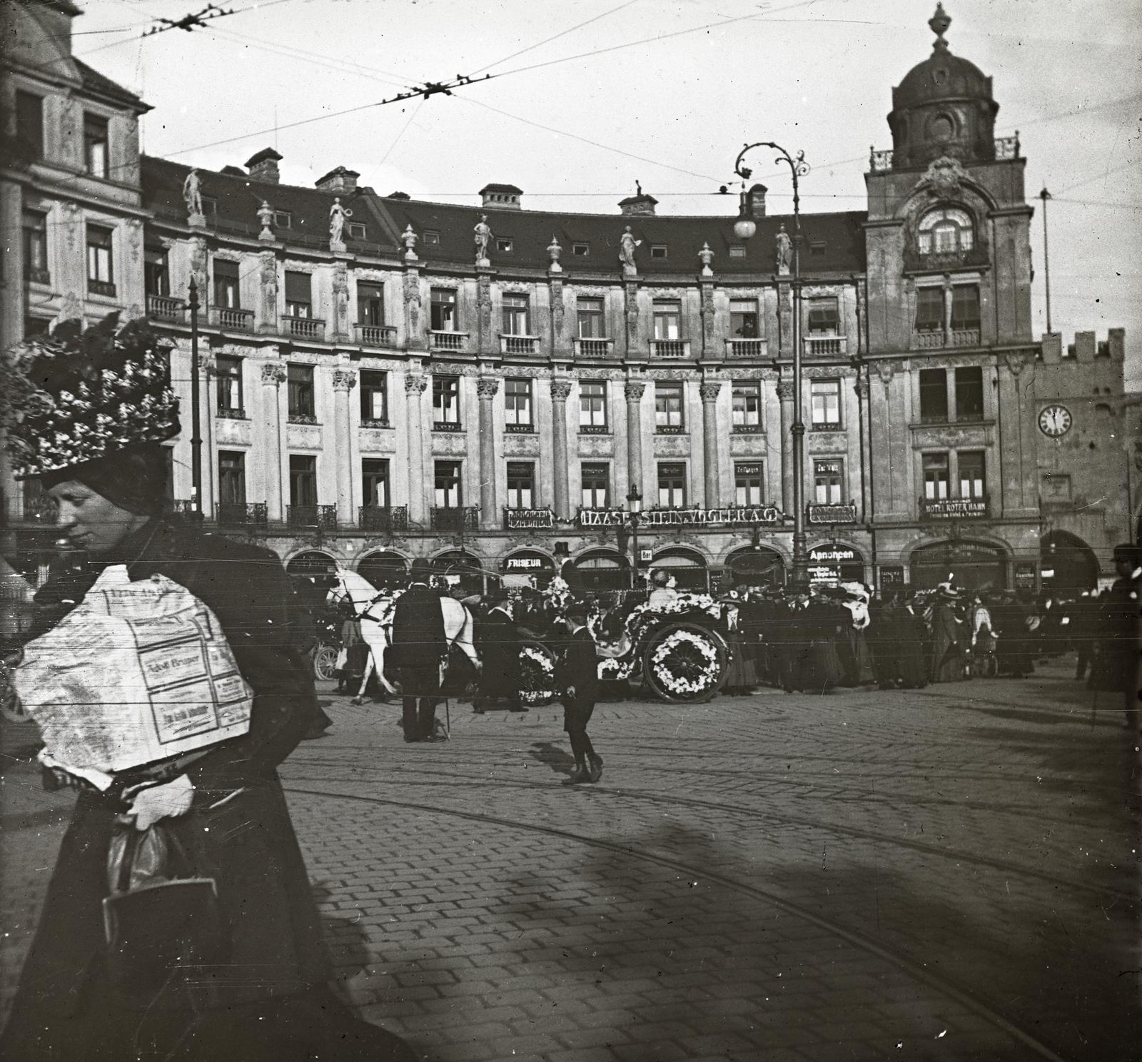 1909, fortepan/Album 123, automobil, virágdíszítés, Fortepan #312578