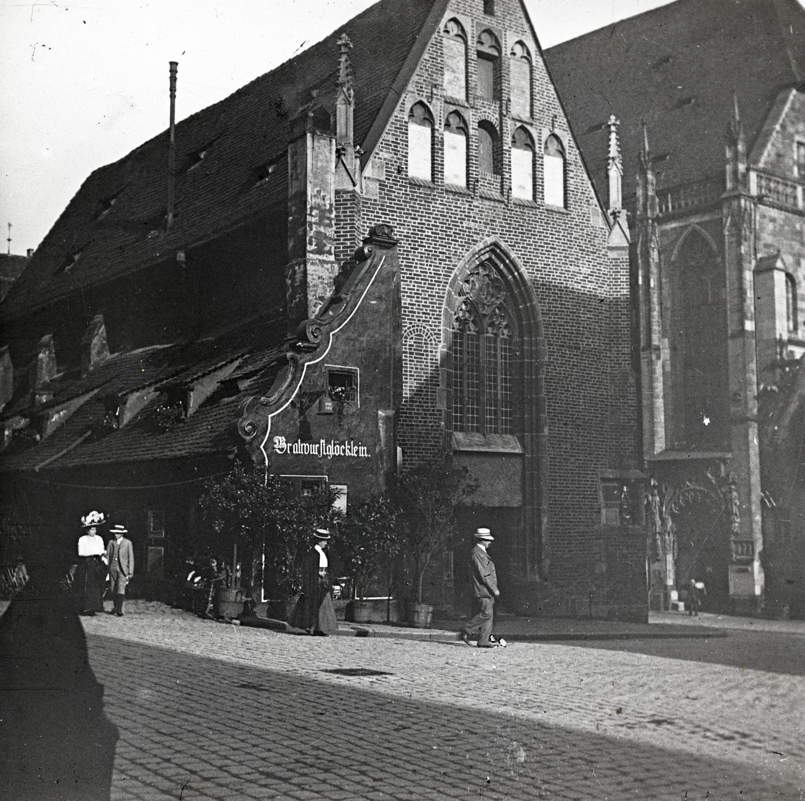 1909, fortepan/Album 123, német szöveg, épület, gótika, képarány: négyzetes, téglaburkolat, Fortepan #312579
