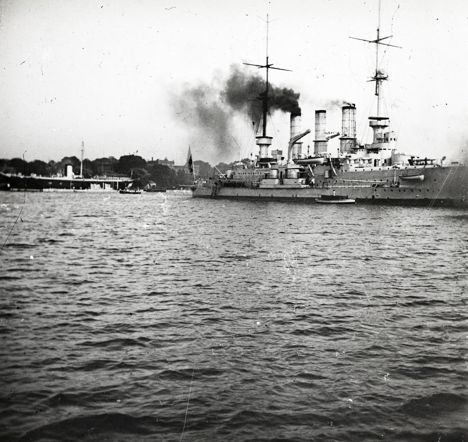 1909, fortepan/Album 123, hajókémény, füst, Fortepan #312587