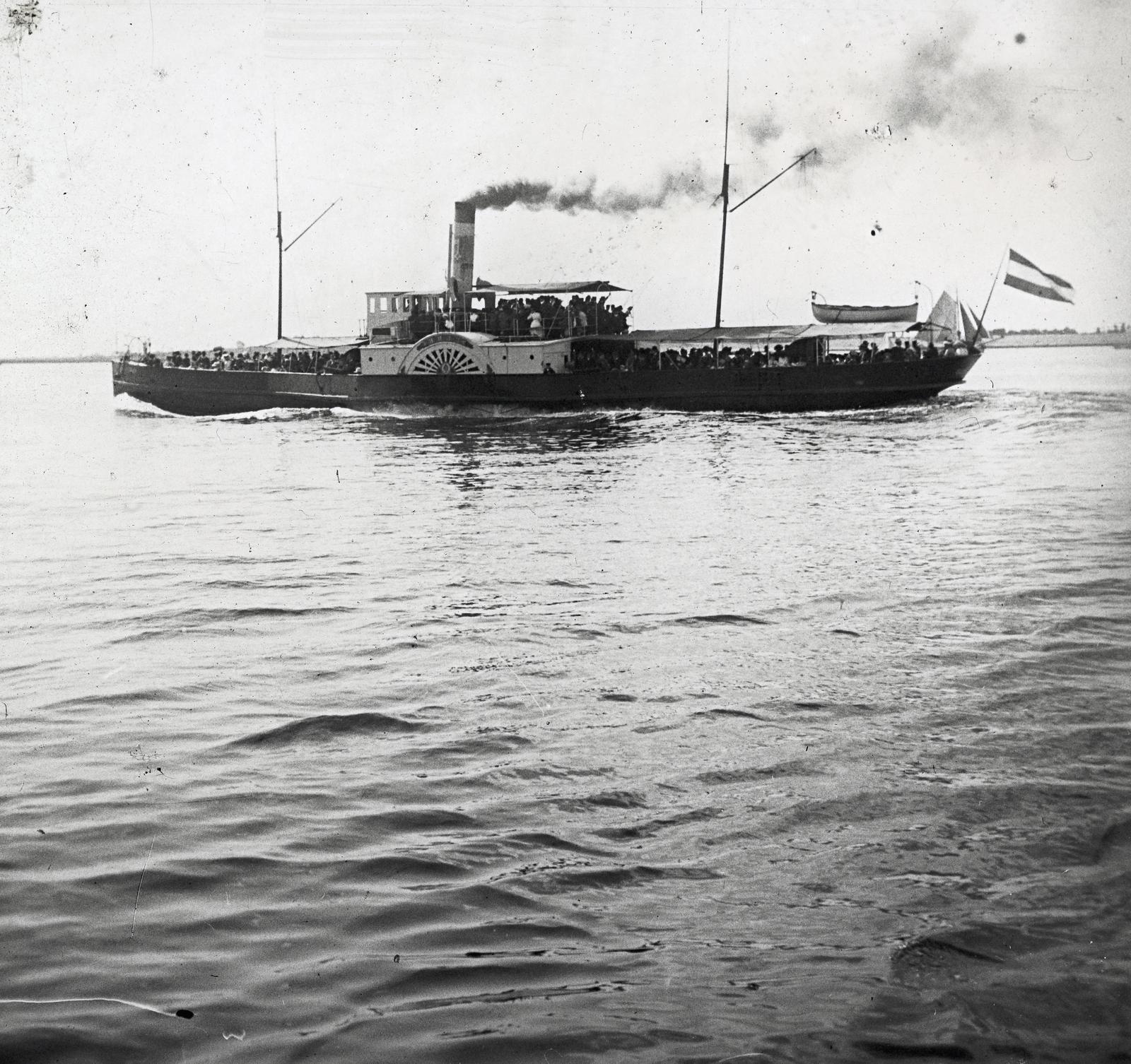 1909, fortepan/Album 123, hajókémény, Fortepan #312591