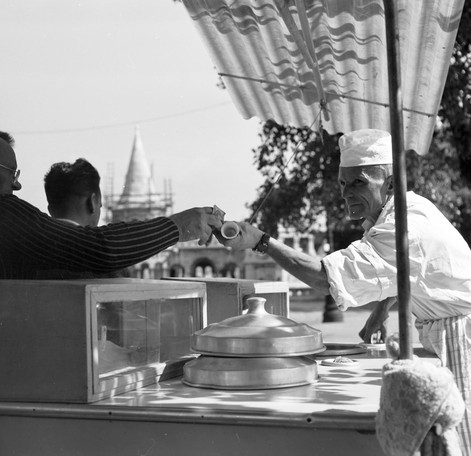 1963, Villányi Gergely, pénz, fagylaltos, Fortepan #313343