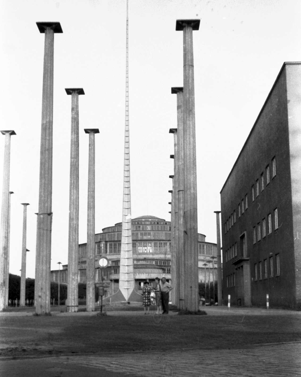 Poland, Wroclaw, Hala Stulecia (korábban Hala Ludowa)., 1964, Beyer Norbert, Max Berg-design, Fortepan #31657
