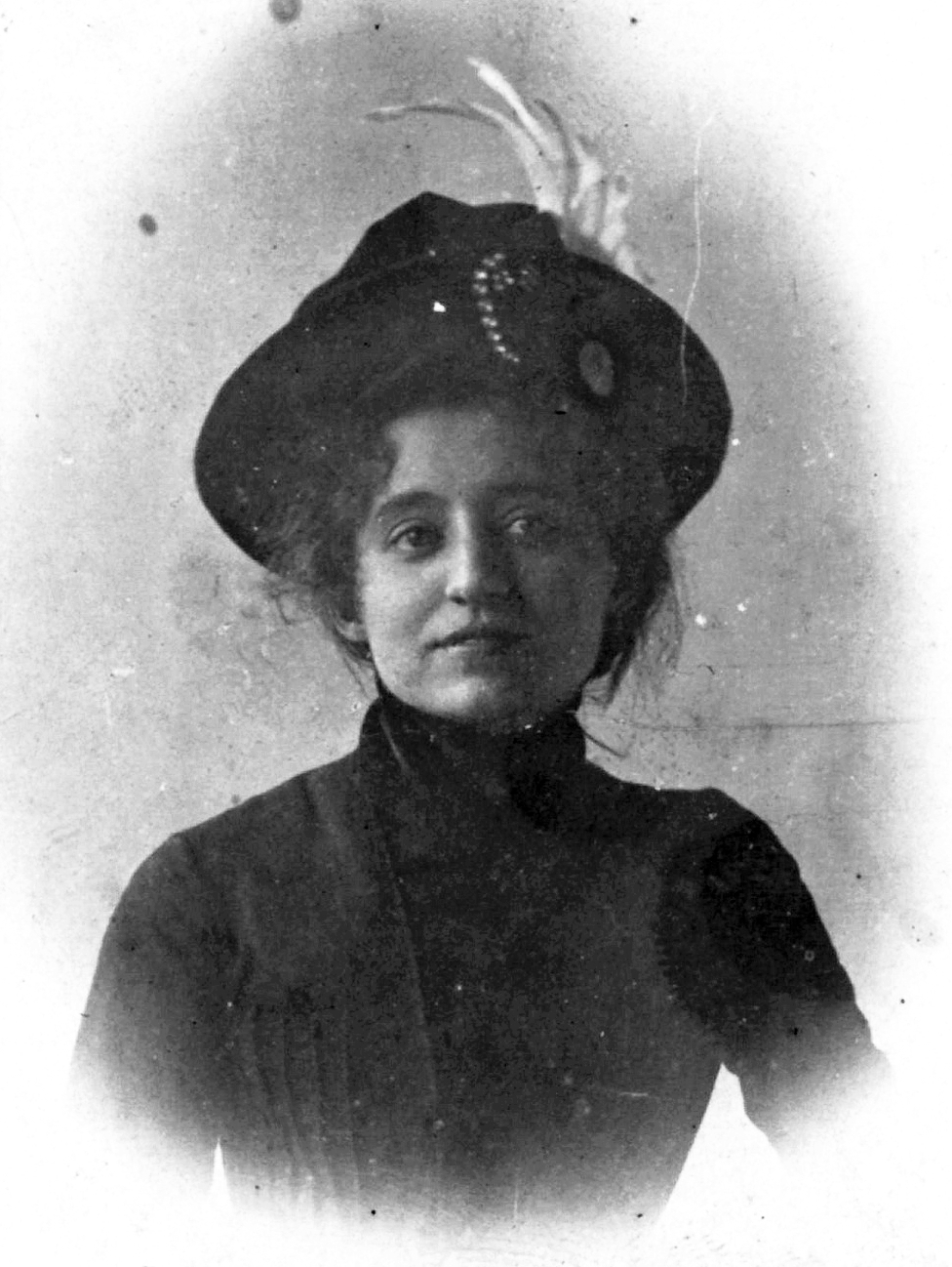 1905, Fodor István, portrait, hat, woman, lady, Fortepan #31731