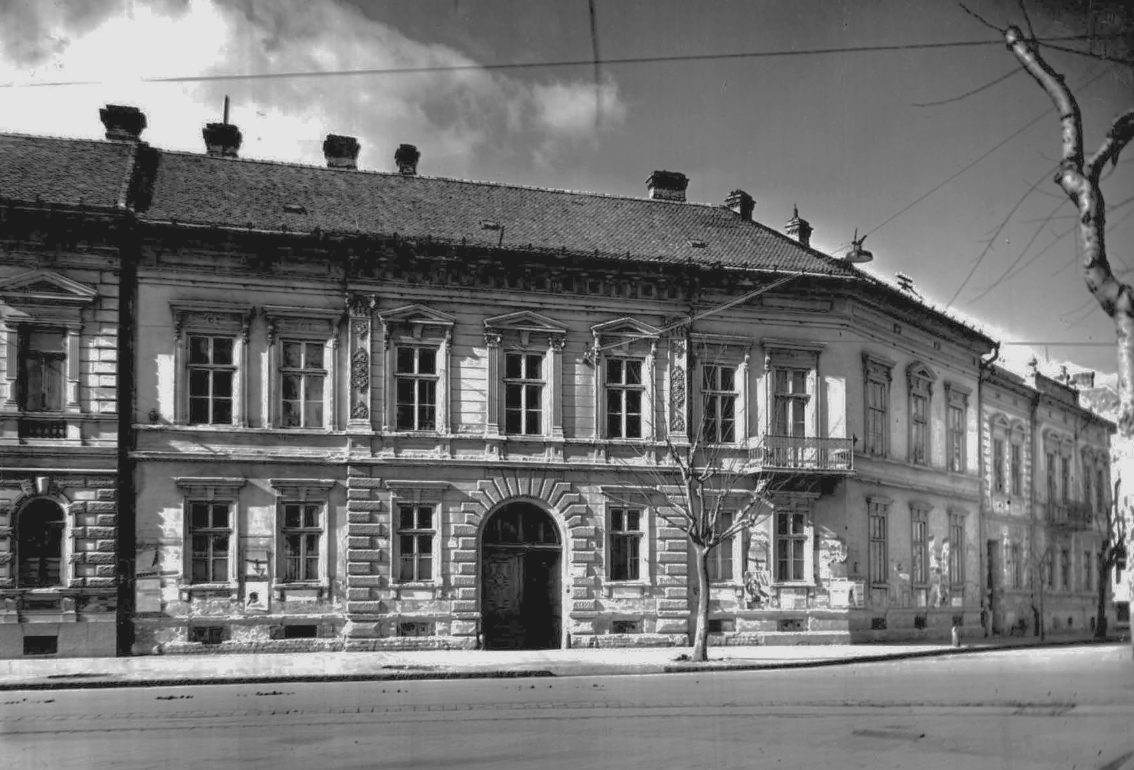 Magyarország, Szeged, Tisza Lajos körút 29., 1947, Kozma János, utcakép, ház, sarokház, sarokerkély, Fortepan #31936