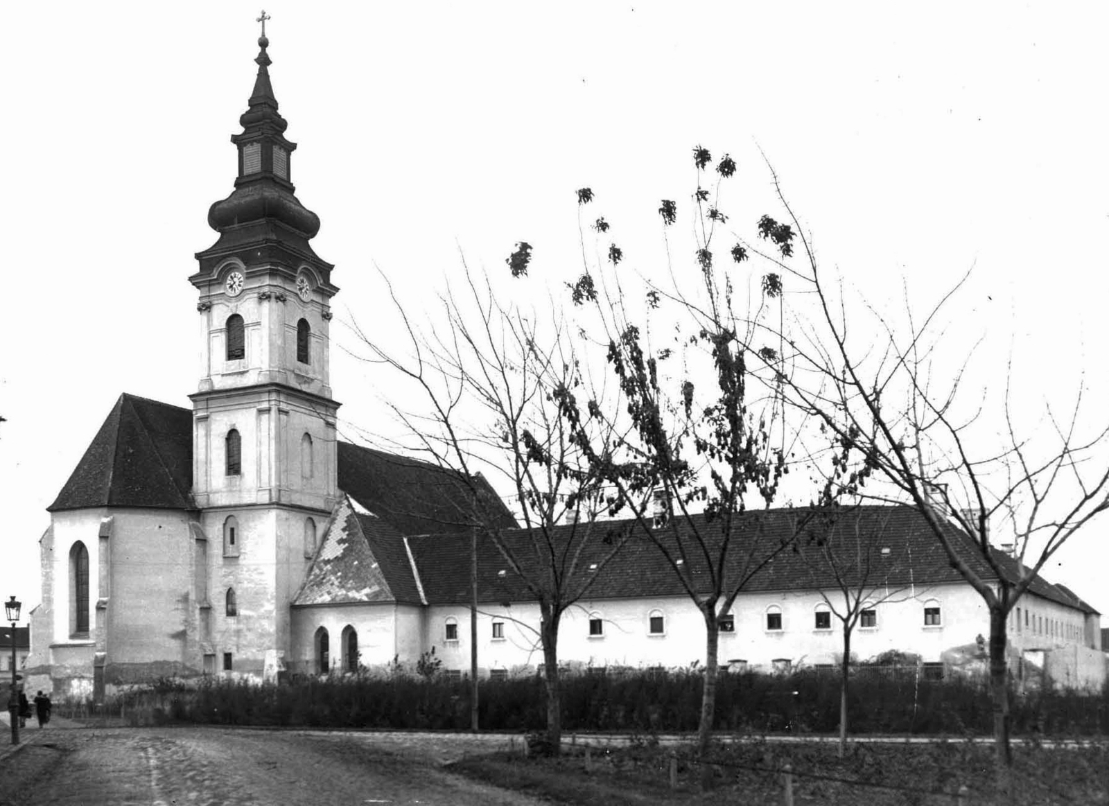 Hungary, Szeged, Alsóvárosi templom., 1947, Kozma János, church, Fortepan #31949